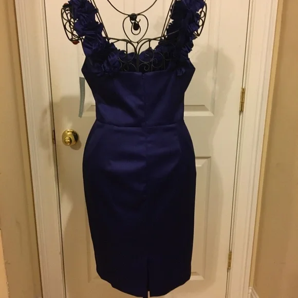 Purple Cocktail Dress - Picture 2 of 3